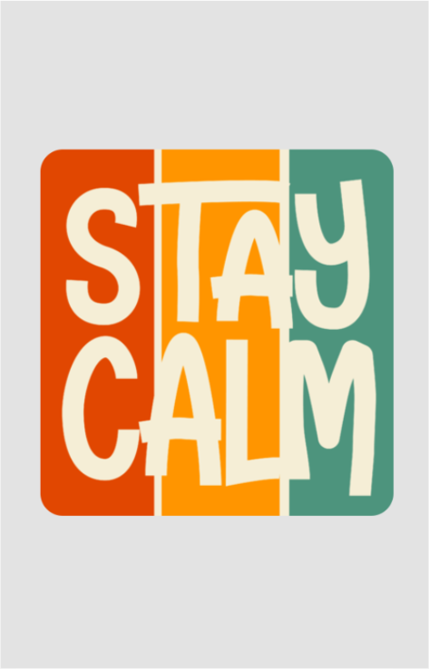 Stay Calm Coaster